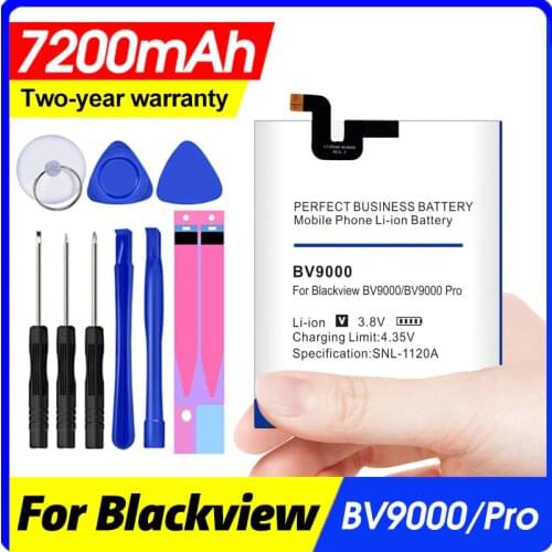 7200mAh V575868P V636468P MT6763T U536174P For Blackview BV9000 / BV9000 Pro Battery BV5000 BV7000 BV8000 BV9500 Pro Battery