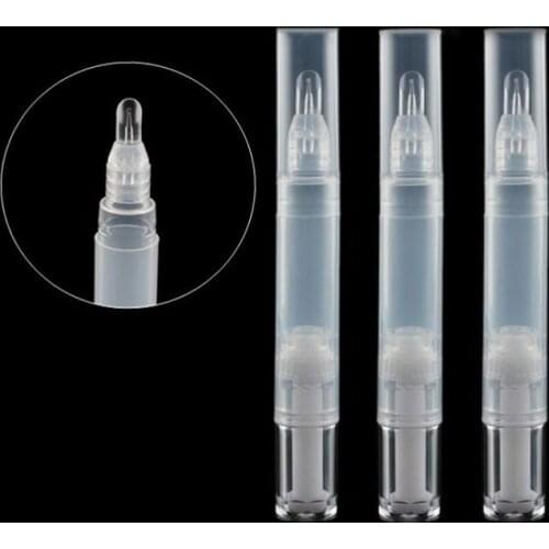 5ml 50pcs/lot Lip Gloss Packaging Bottle Transparent Make Up Tool Empty Eyelash Growth Plastic Container Travel Lip Balm Bottle