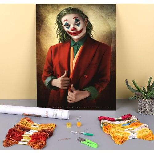 Woman Girl Printed Canvas 11CT Cross-Stitch Patterns Embroidery DMC Threads Craft Handiwork Handicraft Knitting Different