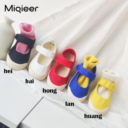 Baby Shoes Children Canvas Shoes Soft Bottom Breathable Boys Girls Nursery Toddler Shoes Casual Child Flat Shoes Kids Sneakers