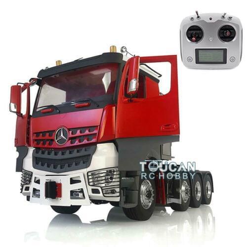 RC LESU 1/14 Tractor Truck Metal Chassis Rack Hercul Cabin Radio Light Sound THZH0874-SMT4