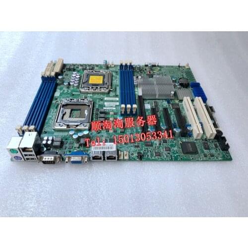 For Supermicro X8DTL-IF motherboard 1366 dual server motherboard supports X56 series CPU