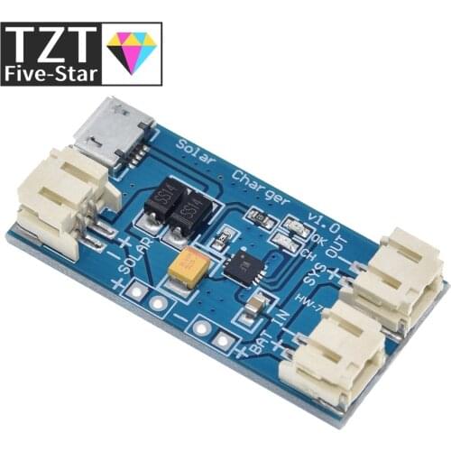 TZT 500Ma Mini Solar Lipo Charger Board CN3065 Lithium Battery Charge Chip DIY Outdoor Charging Board Module For Arduino