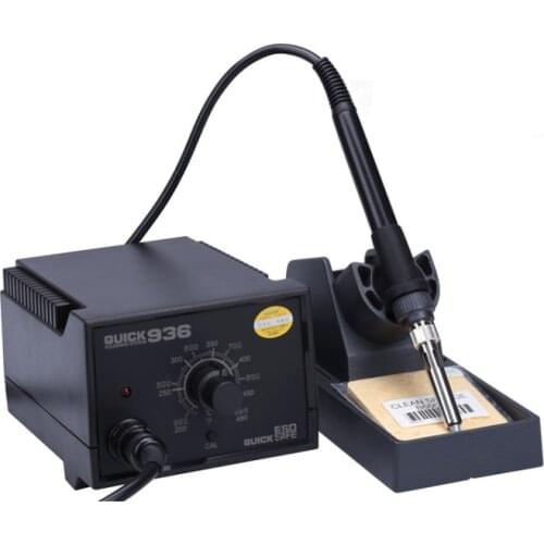 Original portable small 60W QUICK 936 Constant Temperature Electronic Soldering Iron SMD Soldering Station Iron for BGA Rework