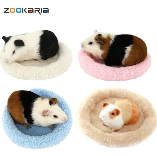 5 Colors Hamster Nest Pad Velvet Warm Pet Nest Arctic Cushion Hamster Hedgehog Chinchilla Rabbit Pet Bed Pet Supplies