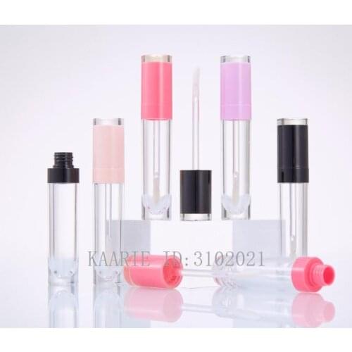 1/2/5pcs 8ml Empty Lip Gloss Tube black pink purple lipgloss bollte tube DIY Tool cylindrical lipgloss tube container wholesale