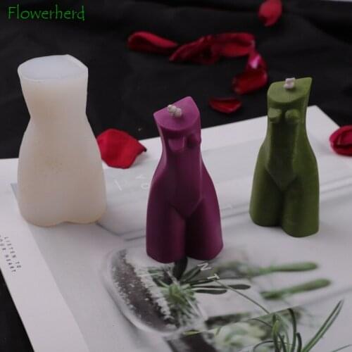 Nordic Artistic 3D Human Body Candle Silicone Mold Candle Making Supplies DIY Epoxy Resin Mold Aromatherapy Scented Plaster Mold