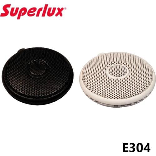 Superlux E304 boundary recording microphone for news room,broadcasting,conference,distant education,and house of worship