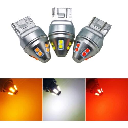 T20 Led 7440 7443 T25 3157 Bulb W21W W21/5W WY21W P27 7W Led 1156 1157 Auto Reverse Backup DRL Lamp Car Turn Signal Light 12V
