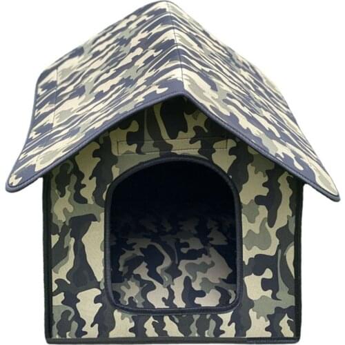 Cat Shelter Dog House Pet Cage Outdoor Waterproof Cat Villa Tent Pet Winter Warm House Foldable Kitten Cotton Nest Expert