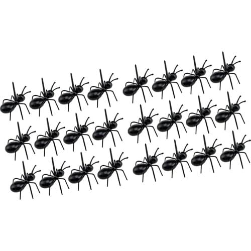 Party Picks Forks - Worker Ant Fruit Olive Fondue Gadget - 24 Pieces