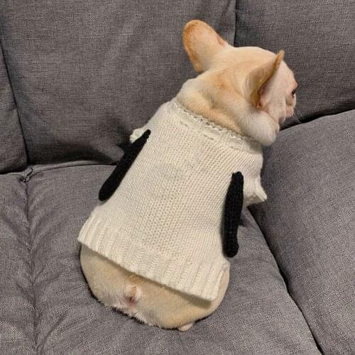 Winter Dog Clothes for Small Dogs Warm Sweater for Yorkies Outfit for French Bulldog Puppy Pug Costume Pet Clothing PC2026