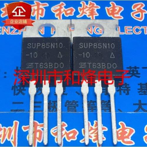 100% New&original SUP85N10-10 TO-220 100V 85A