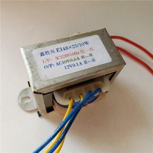 10V 0.6A 12V 0.1A Transformer 220V input 10VA EI48*25 Air energy water heater heat pump main board power transformer