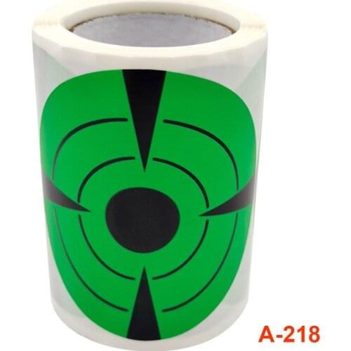 120pcs/Roll 7.6CM Shooting Targeting Fluorescent Targeting Sticker Bow Arrow Darts Targeting Paper Decal For Party Game