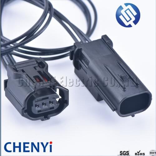1 set 3 Pin/Way Female Headlight Lamp Camshaft Sensor Plug Connector With 30cm 22AWG Wire For Toyota Lexus Sumitomo 6189-1129