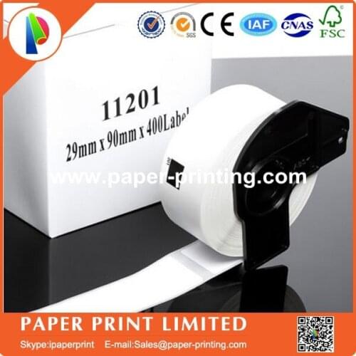 3 Rolls Compatible DK-11201 Label 29mm*90mm Compatible for Brother Label Printer All Come With Plastic Holder 400Pcs/Roll Price