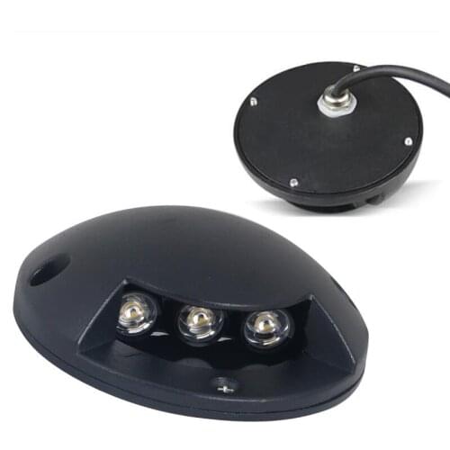 AC85-265V/DC12V 2W 3W 4W Dimmable LED Buried Light Outdoor Waterproof LED Underground Light RGB Red Green Blue LED Floor Light