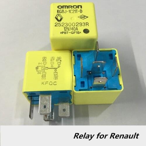 Auto relay 12v 40A 5P omron relay for renault