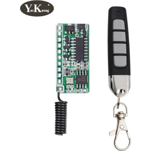 LOW Level TTL Decoding Receiver Module 4CH Wireless Receiver Module LOW Level 3.7V 6V 12V 5V Output 4ch GND - Module Door Access