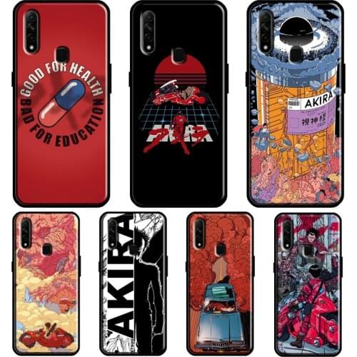 Akira Black Anime Case For OPPO A53 A31 2020 A5 A9 A15 A52 A72 A92 A1K A83 A91 A5S Find X3 Pro Reno 2Z Cover