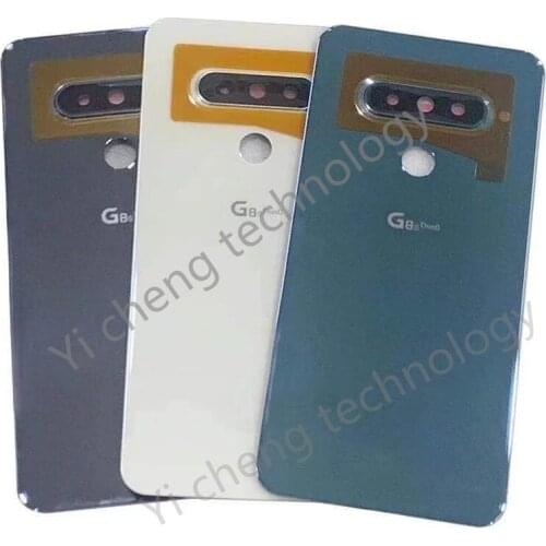 For LG G8S LMG810 LM-G810 LMG810EAW Battery Back Cover Rear Door For LG G8s with Camera Lens Fingerprint
