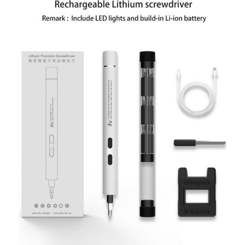 3.7V Charging Electric Screwdriver Portable Screw Driver Lithium Battery Screw Driver Kit with 22pcs Devices Repair Tool