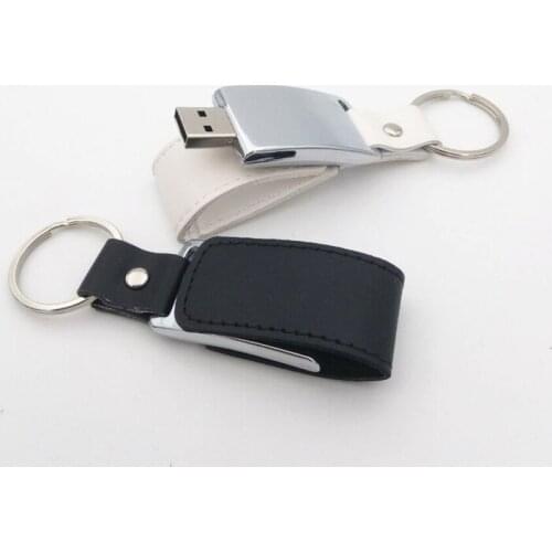 Exuanck Leather Usb Pen Drive 4GB 8GB 16GB 32GB Usb 2.0 Memory Stick Flash Drive Key Chain High Quality Pu Leather Pendrive