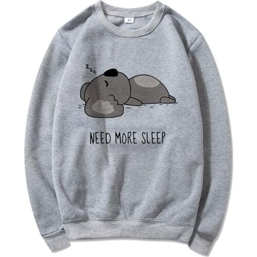 Koala Kawaii Fashion Style Pullover Sweatshirt Sudadera Oversize Mujer Y2k Long Sleeve The Comfy Ulzzang Hoodie Casual Harajuku