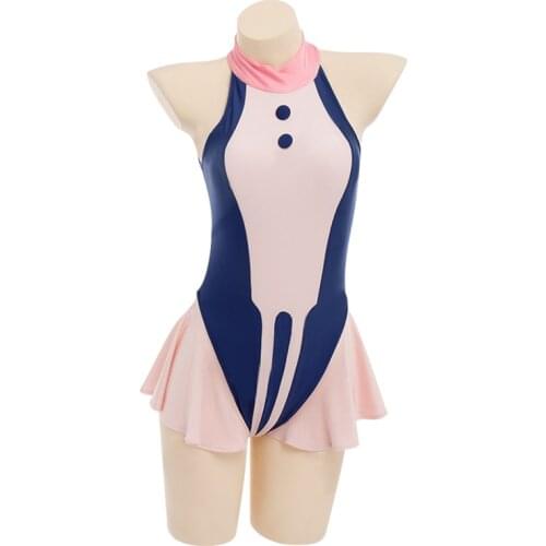 My Hero Academia OCHACO URARAKA Swimsuit Swimming Suit One-piece Boku no Hero Academia Swimwear Cosplay Outfits for Famale