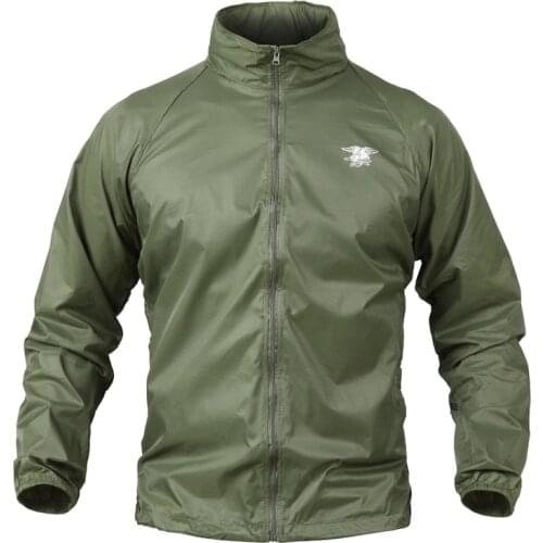 Summer Spring Tactical Jackets Hooded Men Waterproof Military Men Camouflage Thin Skin Jackets Army Softshell Quick Dry Clothes