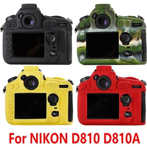 Lightweight Camera Bag Case Protective Cover for NIKON D810 D810A Black Camouflage yellow red colour