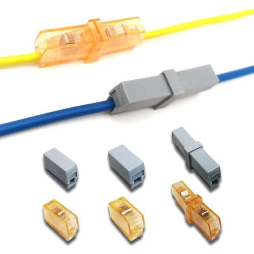 Mini Fast Wire Cable Connectors Universal Compact Conductor Spring Splicing Wiring Connector Push-in Terminal Block 101A