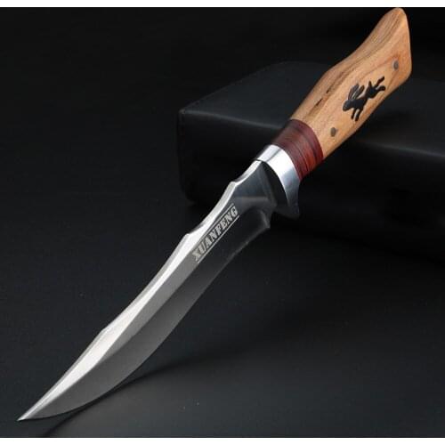 Multifunctional EDC tool straight knife outdoor high hardness wild life knife camping knife