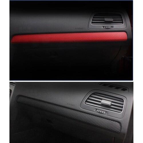Newest Design Car Interior Accessories Control Carbon Fiber sticker For Volkswagen Golf 7