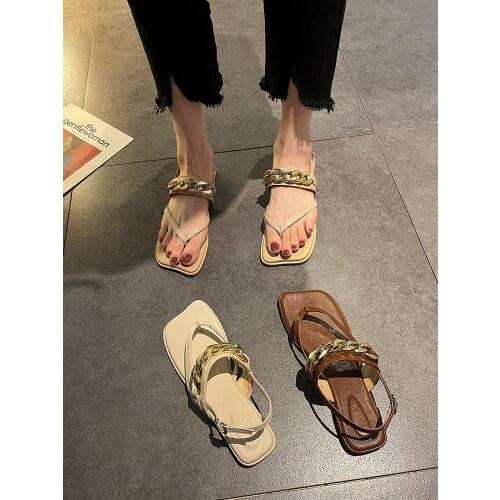 New style fairy Roman shoes with square toe and soft soles