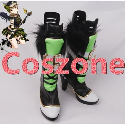 Lovelive Sunshine Aqours Punk Rock Kunikida Hanamaru Cosplay Shoes Boots Halloween Carnival Cosplay Costume Accessories