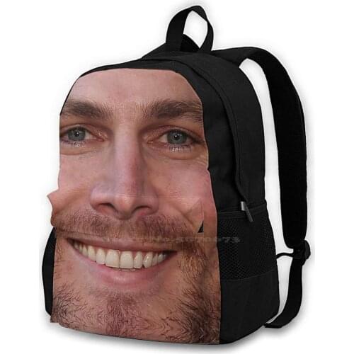 Stephen Amell Face Throw Pillow Women Men Teens Laptop Travel School Bags Arrow Legends Of Tomorrow The Flash Stephen Amell