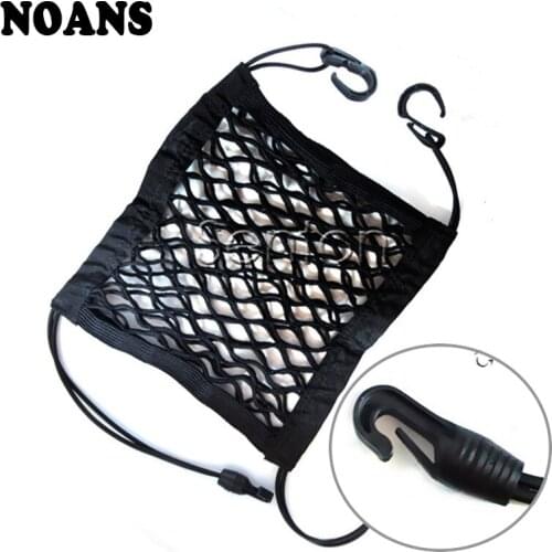 NOANS 1X Car Truck Storage Luggage Hooks Seat Mesh Net For Peugeot 208 508 3008 2017 BMW E36 F30 F10 E30 Mitsubishi lancer asx