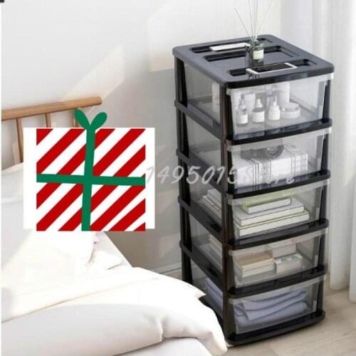 40cm Wide Slotted Cabinet Drawer Type Transparent Storage Cabinet Narrow Slot Storage Rack Bathroom Storage Cabinet