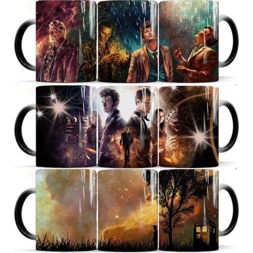 Tv show doctor who Coffee Magic mugs 350ml Travel Ceramic Color Changing Mug and Cups Dropshipping
