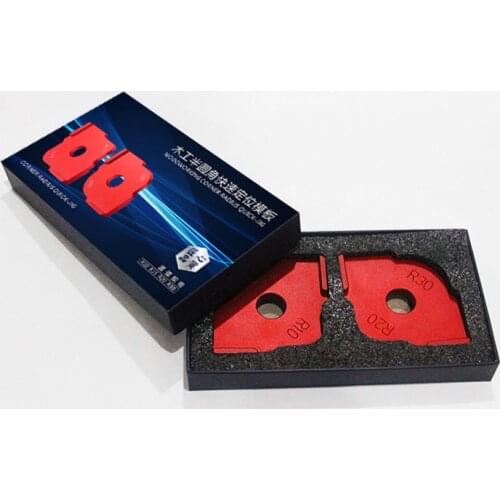 High Quality Woodworking Round Targeting Templates Ruler Woodworking Aluminum Alloy Arc steel ruler R10 R15 R20 R30 Hand Tool