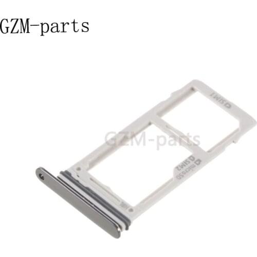 GZM-parts 50pcs/lot For Samsung Galaxy S9 S9 Plus Single/ Dual Sim Card Reader Holder Sim Tray Replacement Part