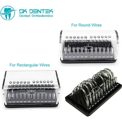1pcs total Dental Archwire Holder Clear Arcylic Orthodontic Wire Storage Case Placing Case Ortho Wire Organizer