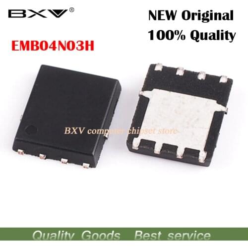 10pcs EMB04N03H EMB04N03 B04N03 MOSFET QFN-8 new original Free shipping