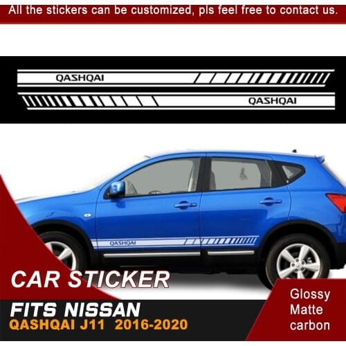 Car Stickers And Decals For Nissan Qashqai J10 J11 2016 2017 2018 2019 2020 Car Decals Car Tuning Accessories Auto Vinyl Wrap