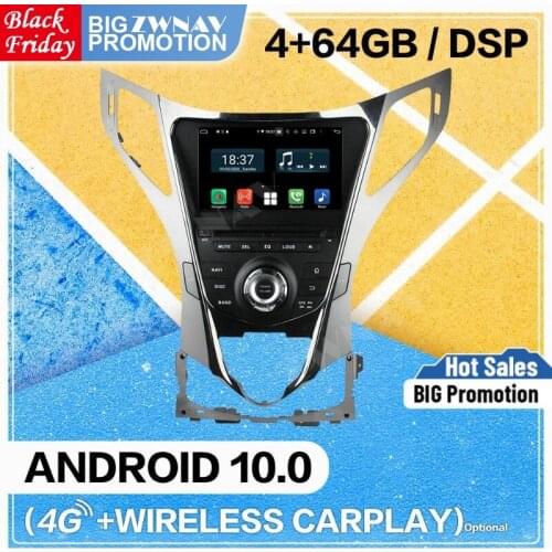 6+128G Carplay Android 10 screen Car Multimedia DVD Player for Hyundai AZERA Grandeur i55 BT GPS Navi Auto Radio Audio Head unit
