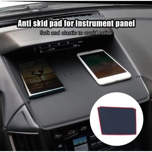 Car Anti-Slip Phone Holder Pads Silicone Non-slip Dashboard Mats For Subaru Forester XV 2019 2020 2021 Interior Accessories