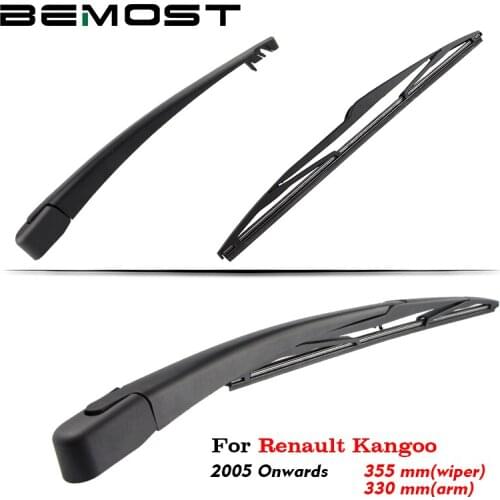 BEMOST Car Rear Windshield Wiper Arm Blade Brushes For Renault Kangoo 2005 Onwards Hatchback Windscreen Auto Styling Accessories