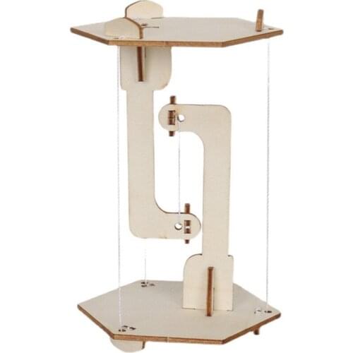 Wooden Anti-Gravity Diy Tensegrity Structure Floating Table Model Toy For Kids Child Gift Building Blocks